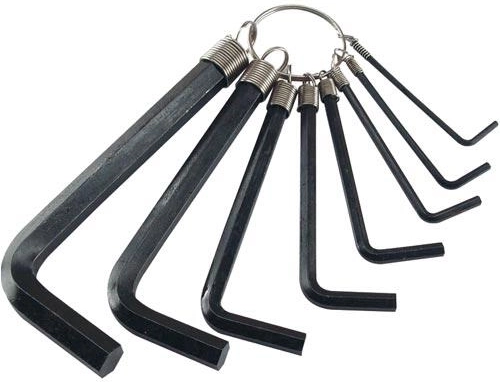 Jeu de clés Allen 2–10 mm, 8 pièces