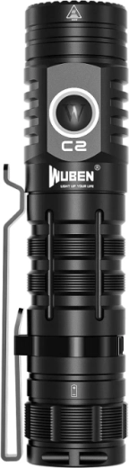 Wuben C2 zaklamp 2000 lm, zwart