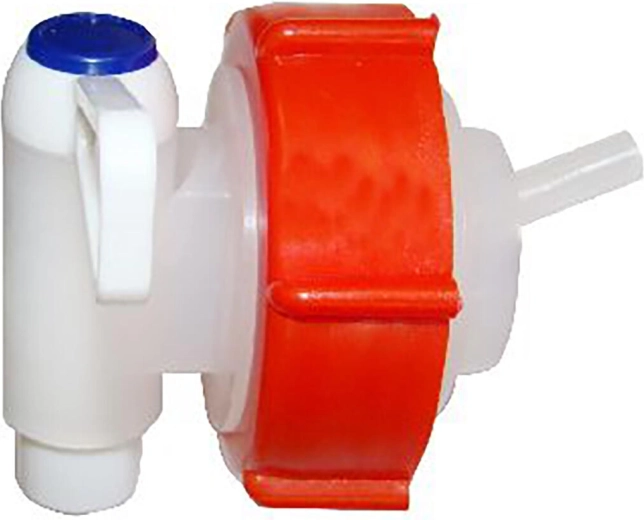 Dop met aftapkraan voor jerrycans 15–25 l en vaten SDH 40–50 l, kunststof