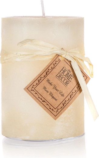 pillar candle ivory 6.8 × 9.5 cm