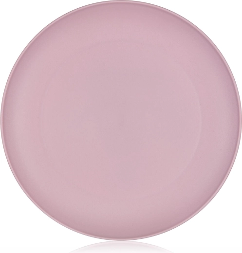 shallow plastic plate 23.5 cm pink CULINARIA