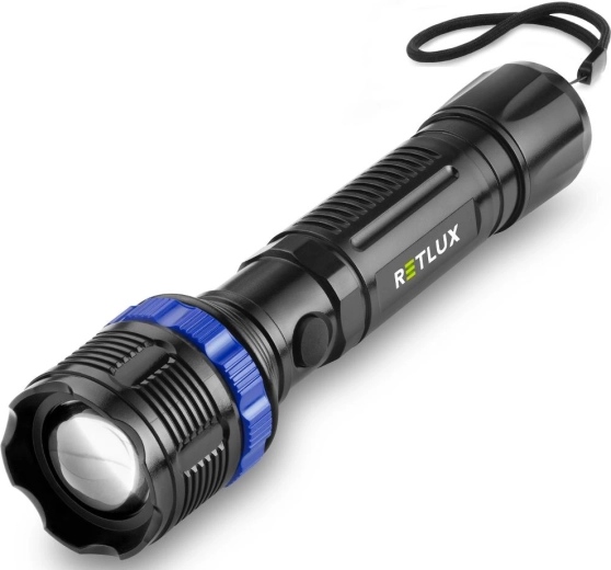 Lampe torche LED Retlux avec fonction zoom