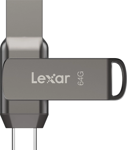 Clé USB Lexar JumpDrive D400 double USB‑C et USB‑A 64 Go (USB 3.1)