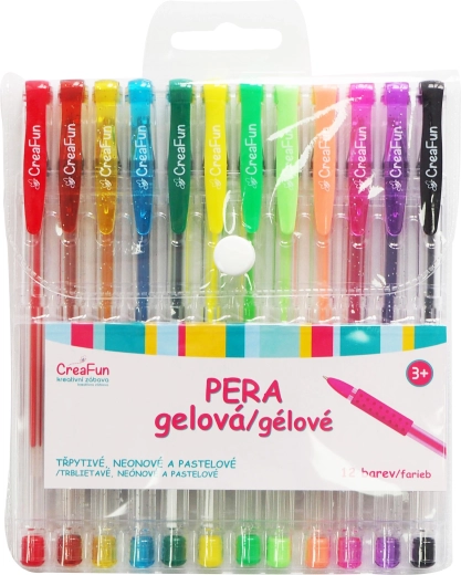 CreaFun gel pens – set of 12 colors