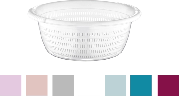 Bol avec égouttoir intégré 6 l transparent Emerald