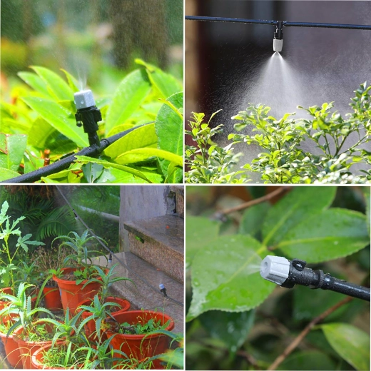 Garden misting and drip irrigation 10 m, set of 10 sprinklers