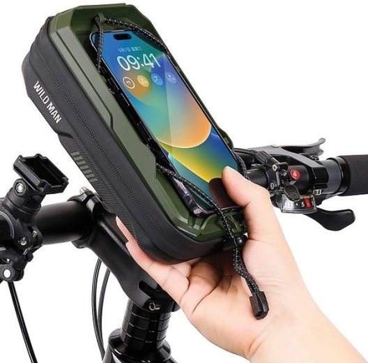 Wildman frametas voor fiets met telefoonhouder gx330 zwart