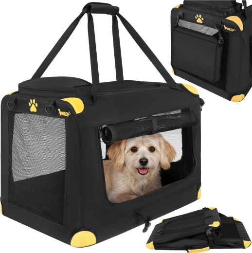 Opvouwbare transporttas en ren voor hond en kat Purlov 60 × 42 × 44 cm