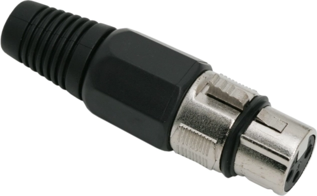 3-polige XLR-stekker voor microfoonkabel