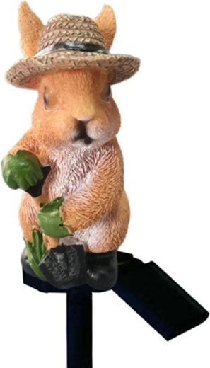 Lampe LED solaire Zd50p Lapin