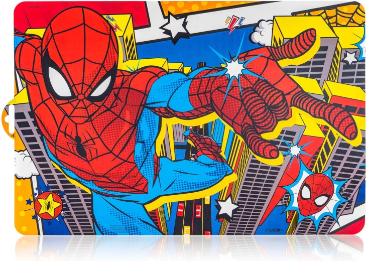 Set de table en plastique pour enfants Spiderman 43 × 28 cm