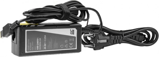 Green Cell Pro Power Adapter 65W 20V 3.25A for Lenovo with Slim Tip Connector