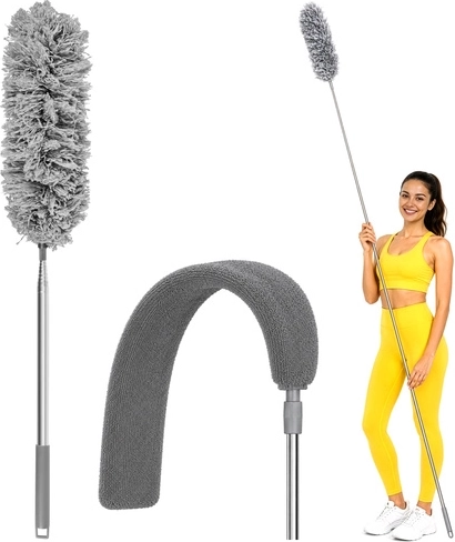 Zortiva telescopic duster 4-in-1 with interchangeable heads 250 cm