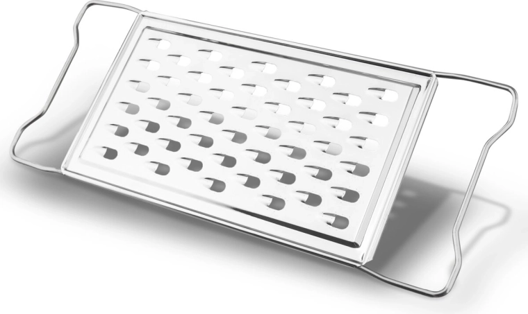 Stainless steel flat coarse grater 27.5 × 11 cm