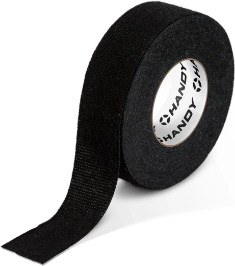 Zelfklevende textieltape voor kabelbundels, 15 m × 19 mm, zwart