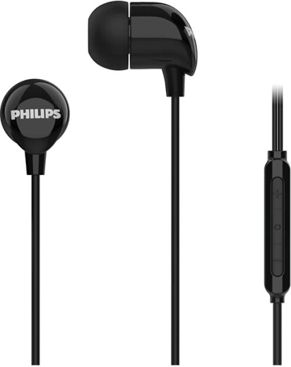 Philips TAE2146BK wired in-ear headphones with microphone