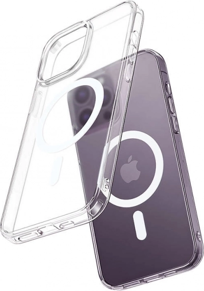 magnetic case Mcdodo for iPhone 15 Pro transparent