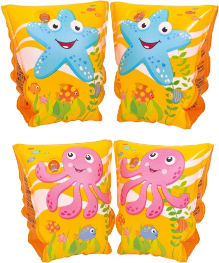 Aufblasbare Kinder-Schwimmflügel 23 × 14 cm – Motivmix