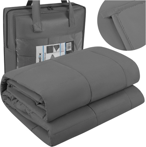 Weighted blanket Isomedix 7 kg 200 × 150 cm grey