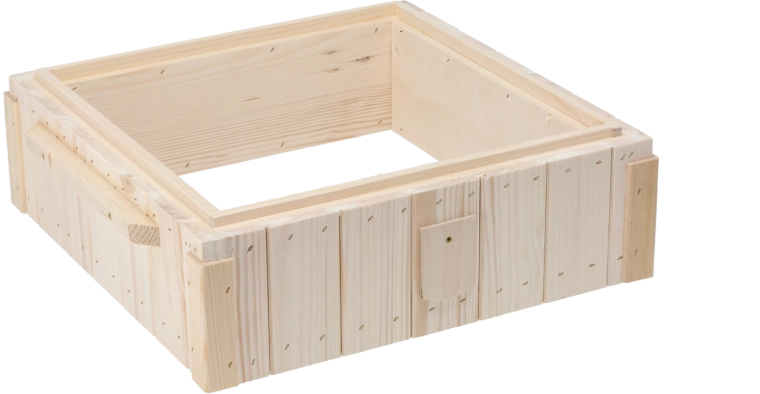 Insulated wooden Wielkopolski 1/2 super for 10 frames