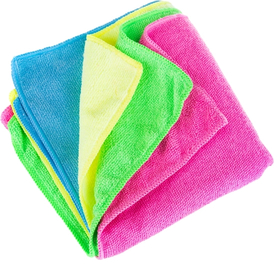 Zweedse microvezeldoek 40 × 40 cm, 250 g/m², mix van kleuren