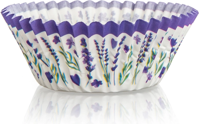 Papieren muffinbakjes LAVENDER, 60 stuks