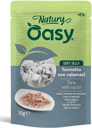 Oasy Nature Soft Jelly – tonijn met sepia, zakje 70 g