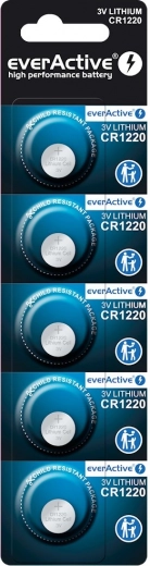 Lithium batteries CR1220 5 pcs