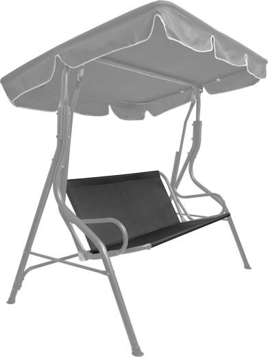 Textile swing seat 93 × 114 cm anthracite