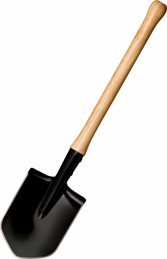 Cold Steel Spetsnaz Trench Shovel with Wooden Handle