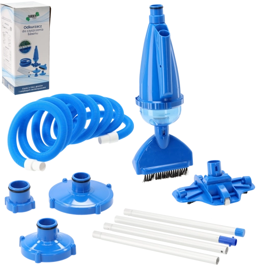 Pool vacuum cleaner with aluminum pole and 5 m hose