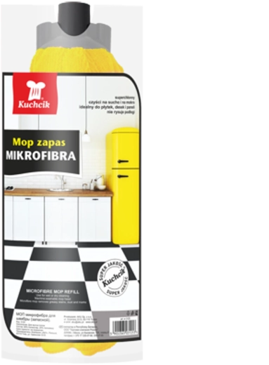 Serpillière en microfibre à bande Power Scrub KUCHCIK