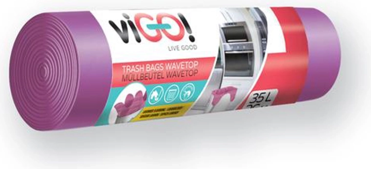 VIGO trash bags with handles 35 l, 26 pcs, lavender scent