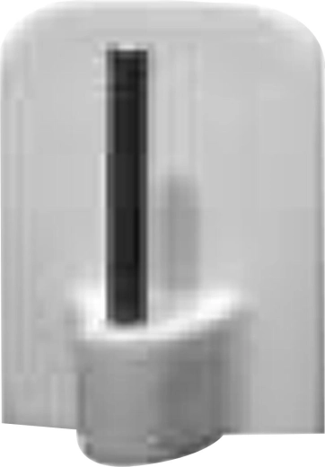 Crochets adhésifs pour tringles de vitrage blancs (plastique et métal, 100 pcs)