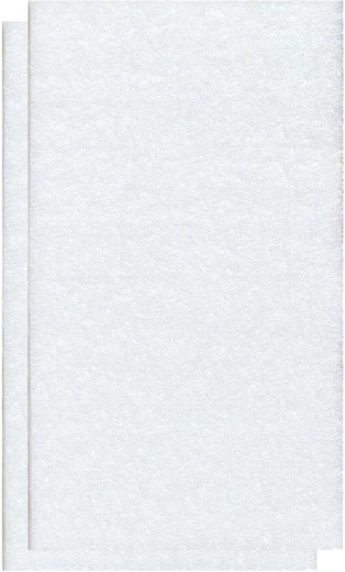 Zelfklevende viltglijders voor meubels 100 × 60 mm, wit, 2 stuks