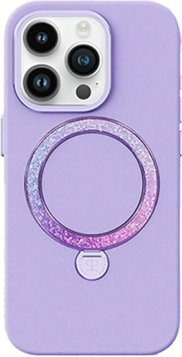 Joyroom Dancing Circle Case for iPhone 15 Pro Max, Purple