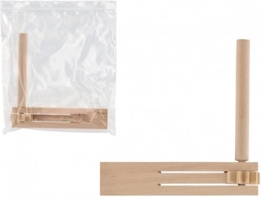 Wooden ratchet 13 × 13 cm in a bag