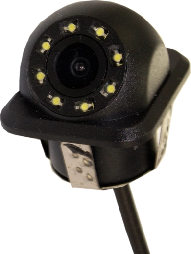 Achteruitrijcamera voor auto 12 V 720p met 8 leds