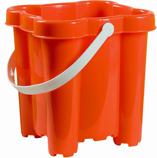 Androni emmer kasteel met 4 torens, hoogte 20 cm – Rood