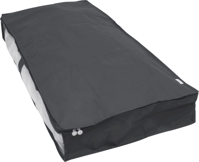 Gray under-bed closet organizer 107 × 50 × 15 cm