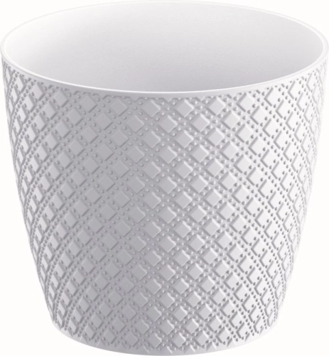 Cache-pot Orient 21,8 cm blanc