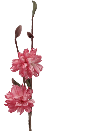 Decorative artificial flower 100 cm pink