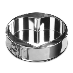 Tortenform 24 cm mit abnehmbarem Boden und Herz-Einsatz