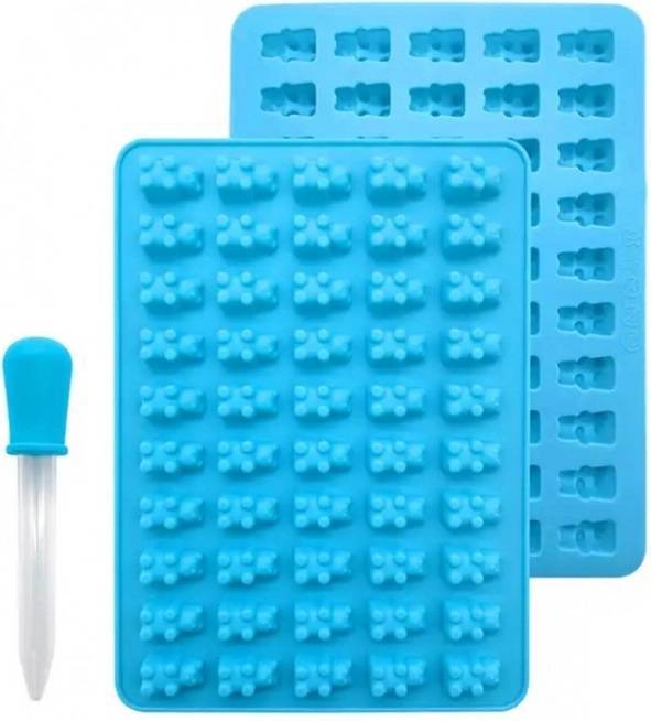 Moule en silicone pour oursons en gelée