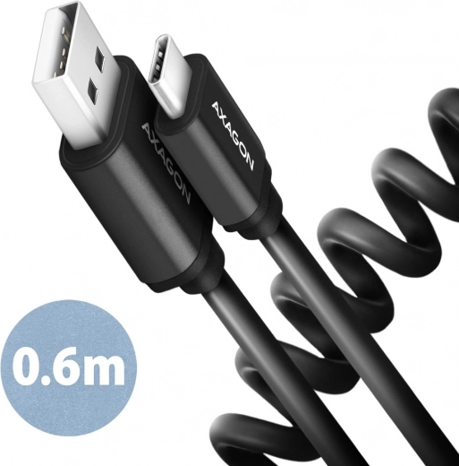 Cable Twister USB-C – USB-A 0.6m