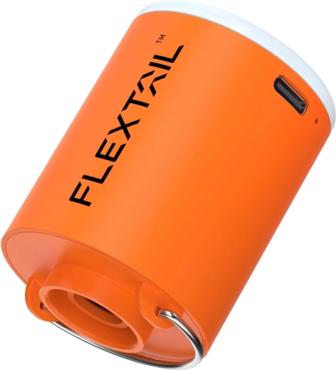 Flextail Tiny Pump X draagbare draadloze pomp met lamp (oranje)
