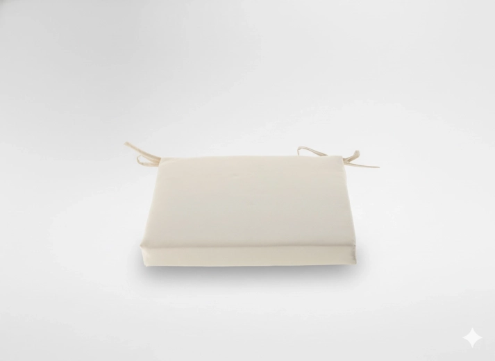 Stuhlkissen 40 × 40 × 5 cm beige