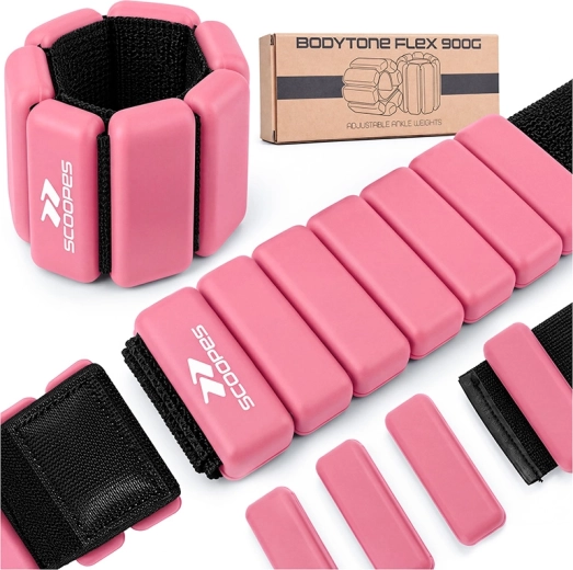 Adjustable weights BodyTone Flex 450 g pink
