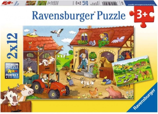 Ravensburger Farm Work Puzzle Set for Kids