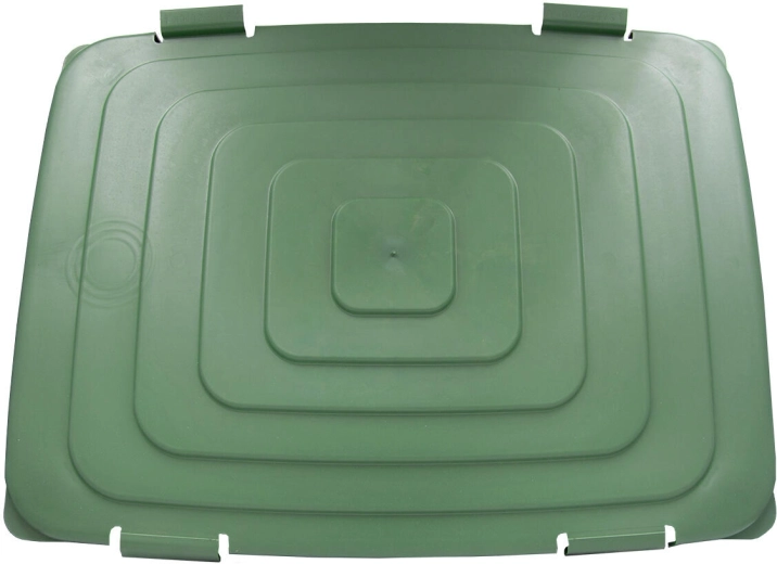Vervangend deksel voor rechthoekige regenton 300 l van HDPE 60,5 × 80,5 cm
